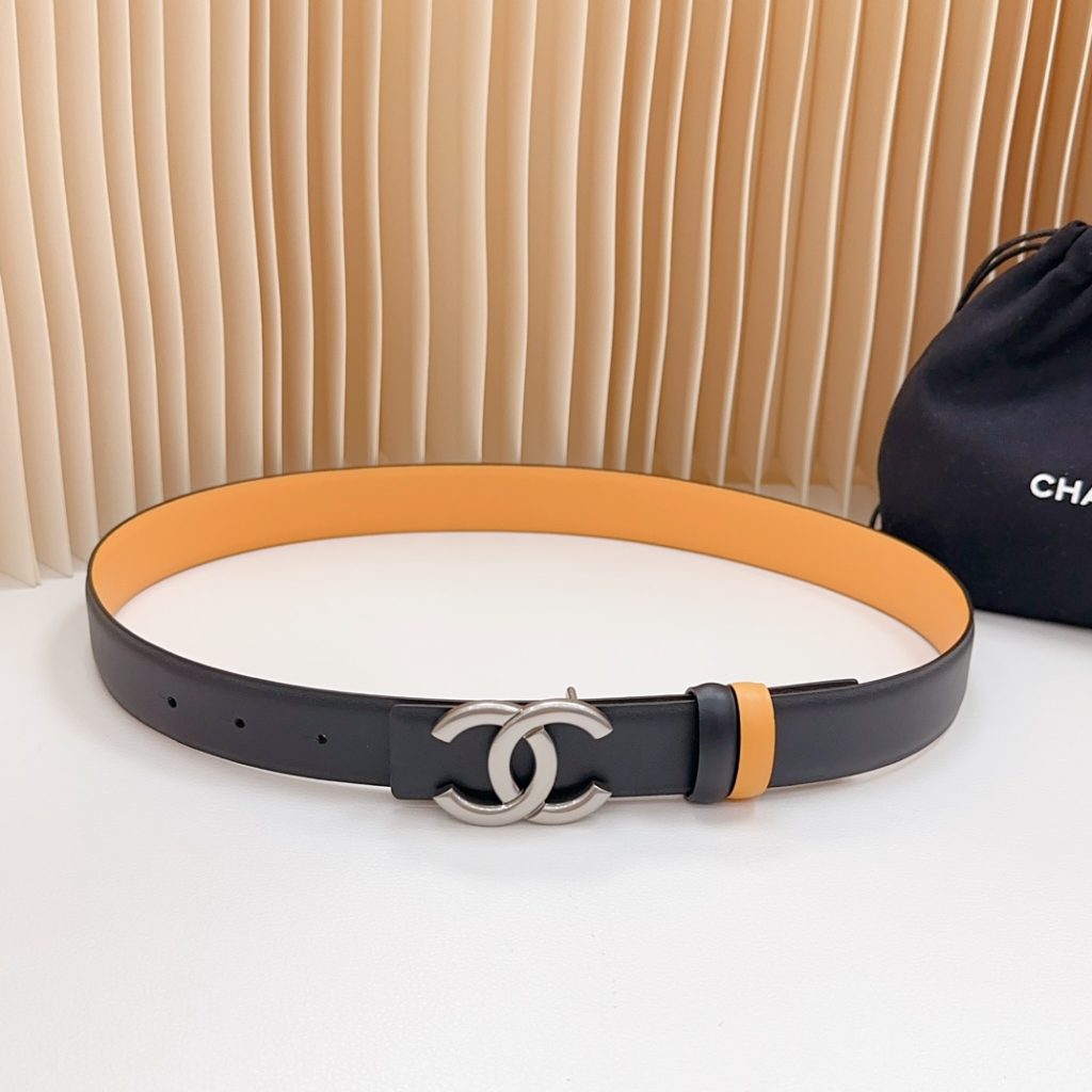 Chanel Official New 3.0cm Edition Belt