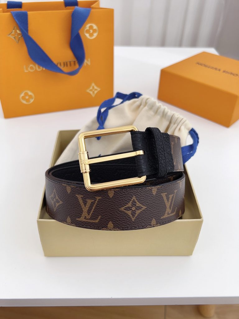 Classic LV Men’s Double-Sided Monogram Belt