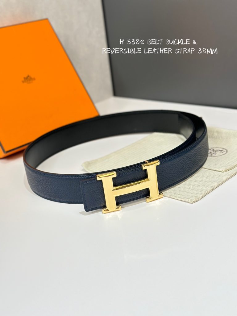 5382 BELT BUCKLE & REVERSIBLE LEATHER STRAMM