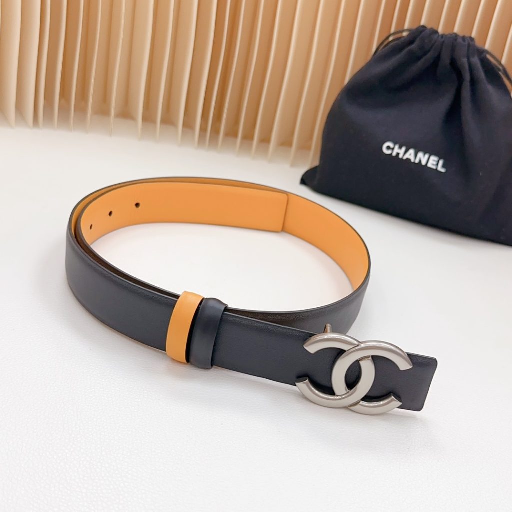 Chanel Official New 3.0cm Edition Belt