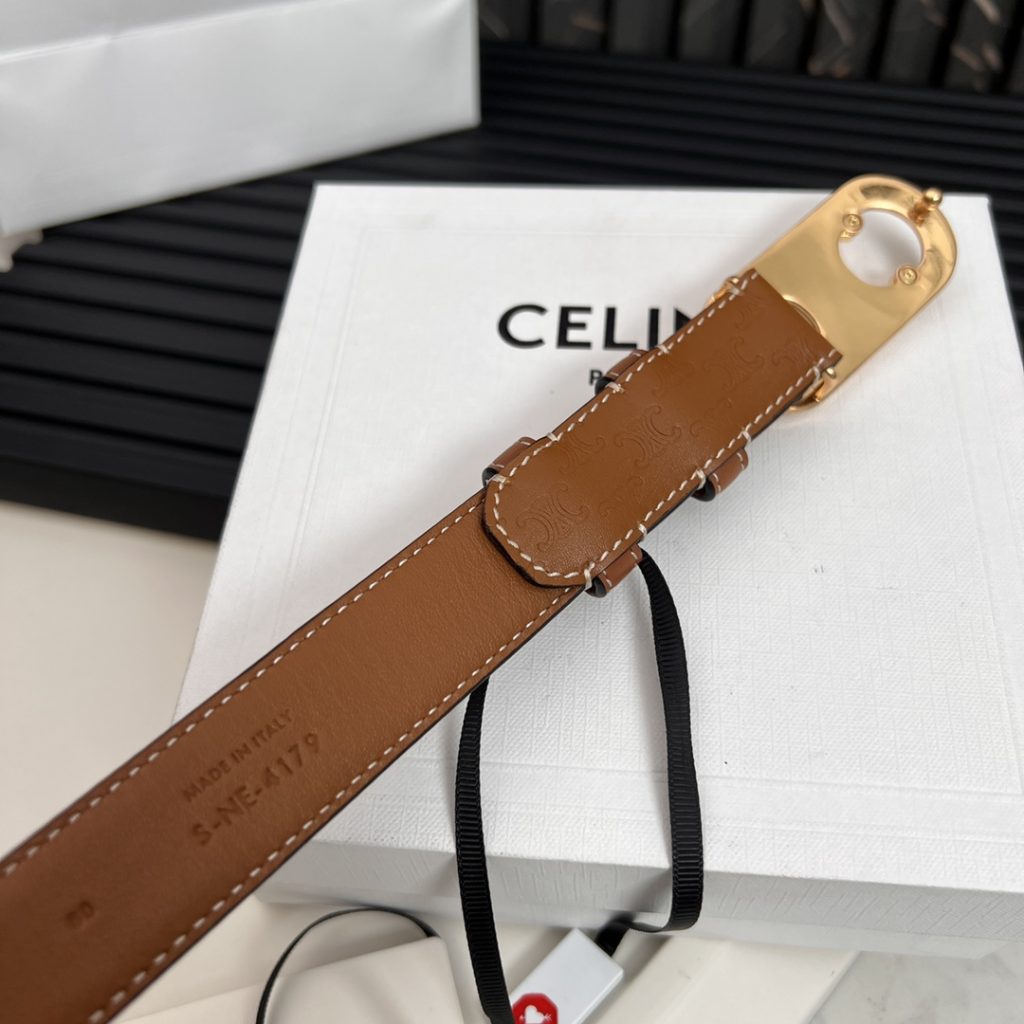 Celine Latest Unisex Belt, 2.5cm Width