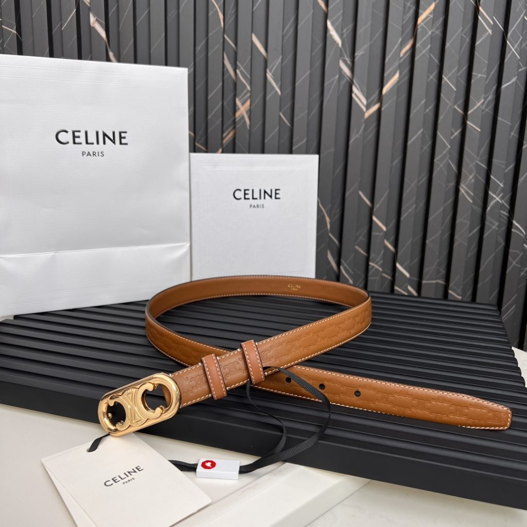 Celine Latest Unisex Belt, 2.5cm Width