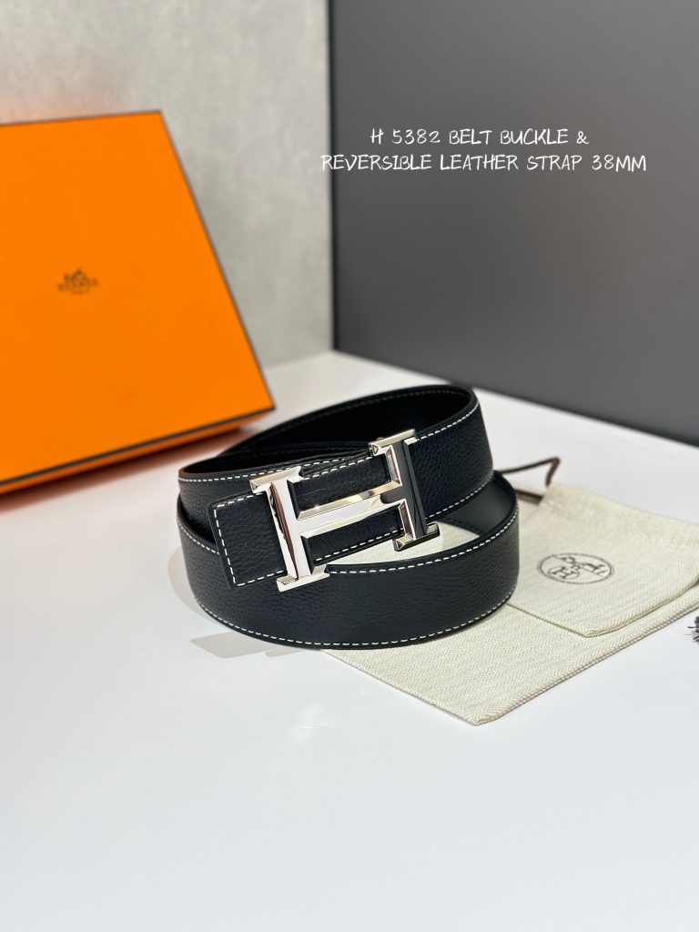 5382 BELT BUCKLE & REVERSIBLE LEATHER STRAMM