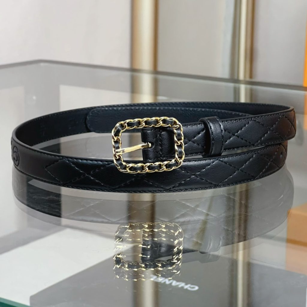 Chanel Women’s Latest Double-C Belt 2.0cm