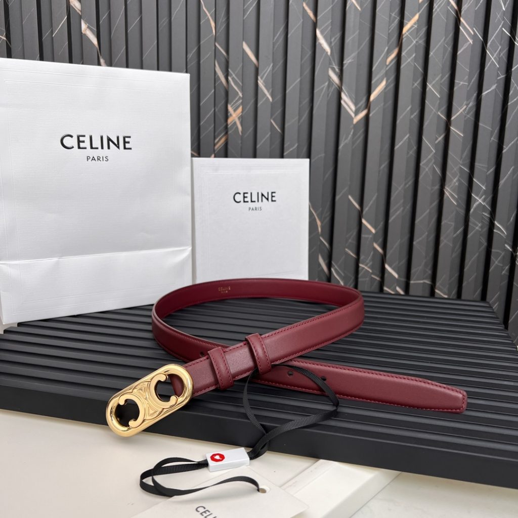 Celine Latest Unisex Belt, 2.5cm Width