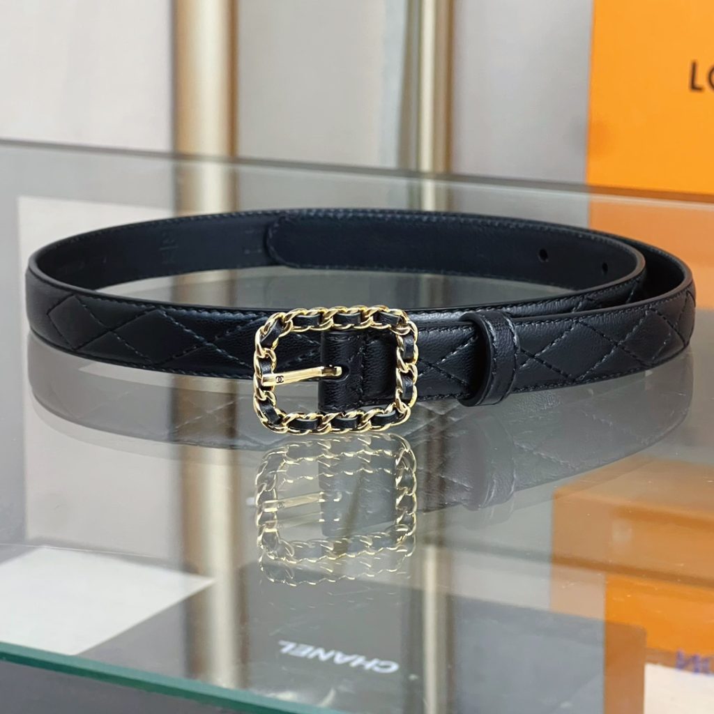 Chanel Women’s Latest Double-C Belt 2.0cm