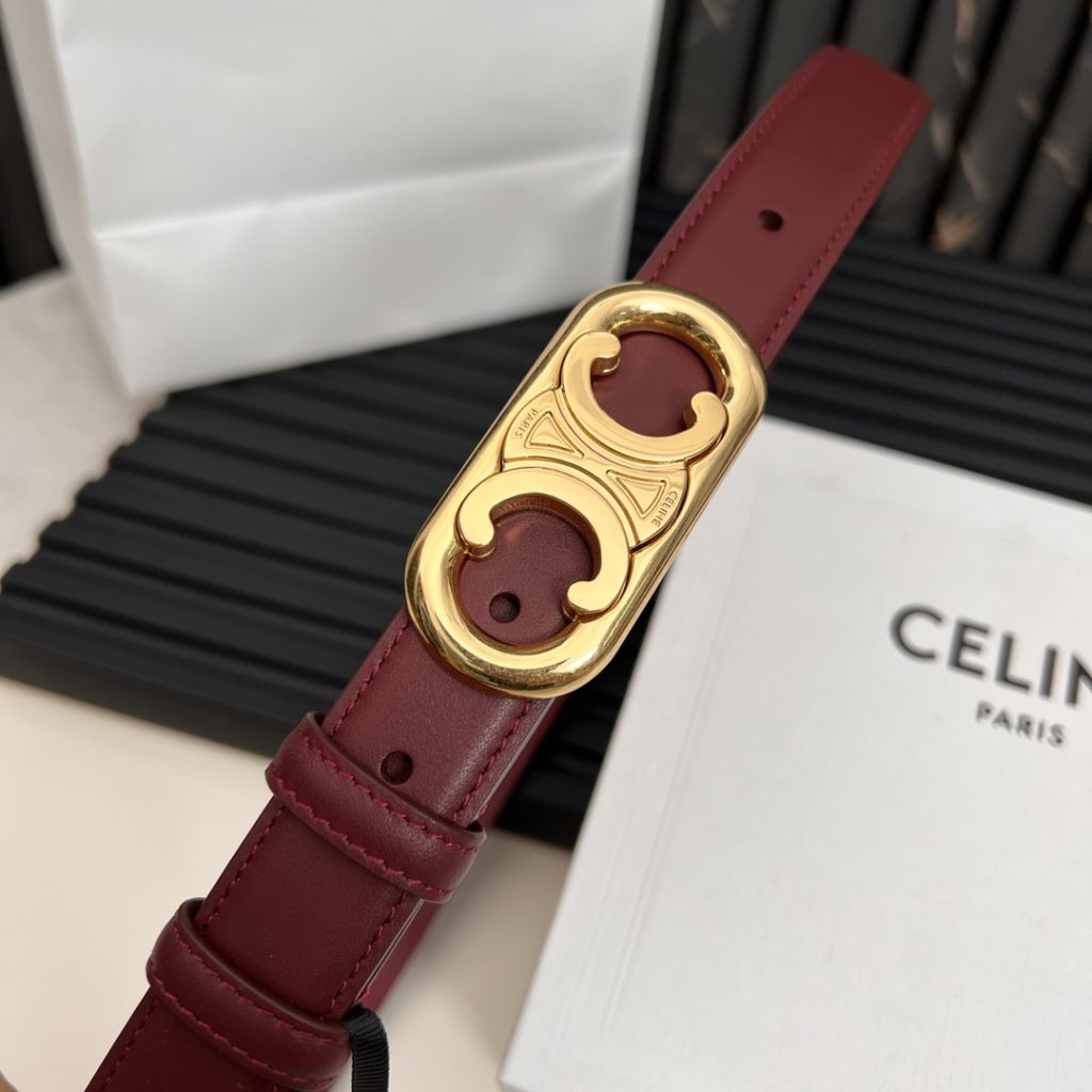 Celine Latest Unisex Belt, 2.5cm Width