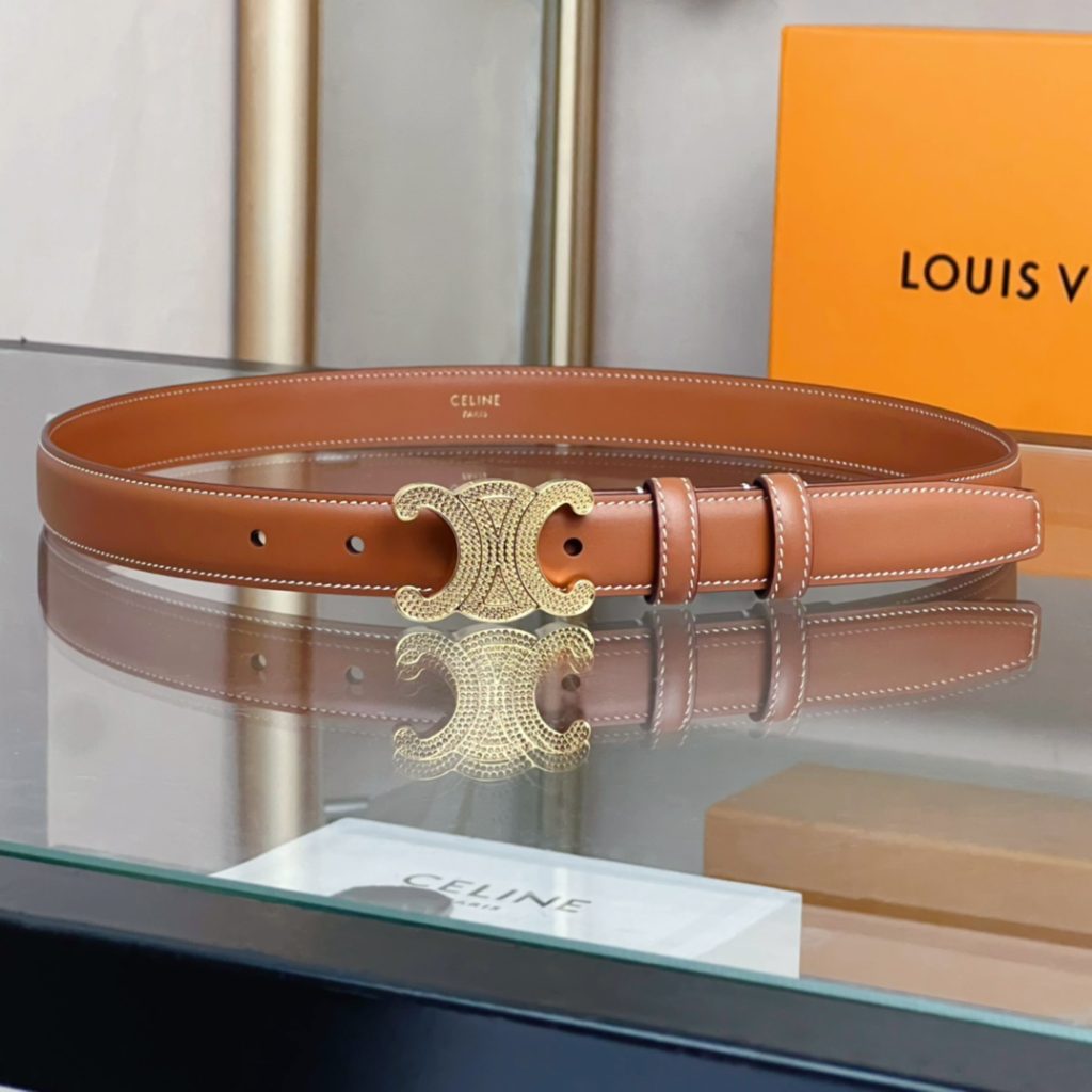 Celine Latest Unisex Belt, 2.5cm Width