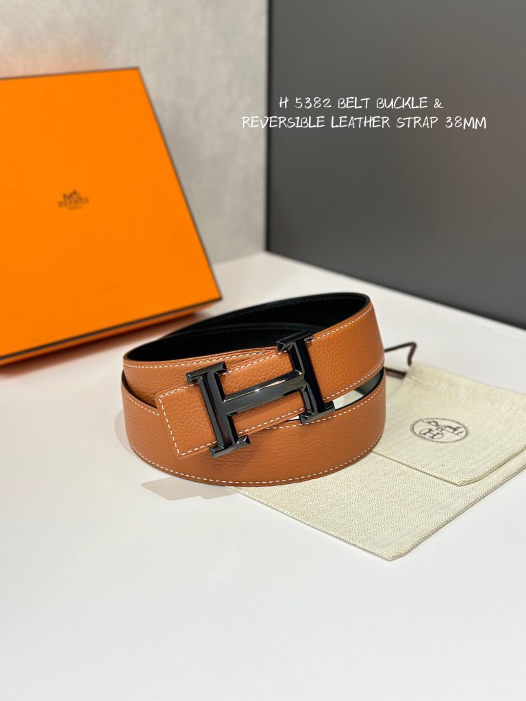 5382 BELT BUCKLE & REVERSIBLE LEATHER STRAMM