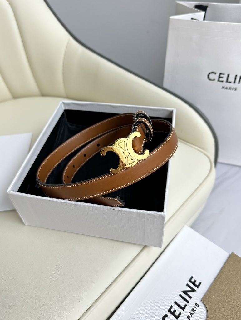 Celine Women’s 18mm Triomphe Belt