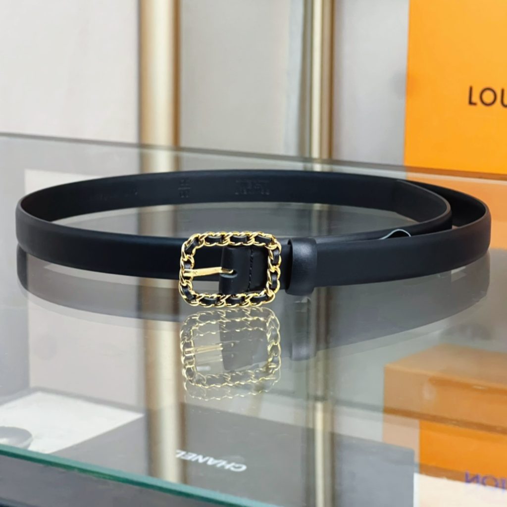 Chanel Women’s Latest Double-C Belt 2.0cm