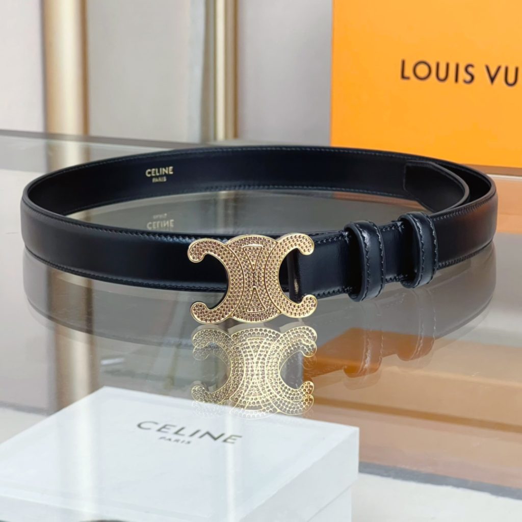 Celine Latest Unisex Belt, 2.5cm Width