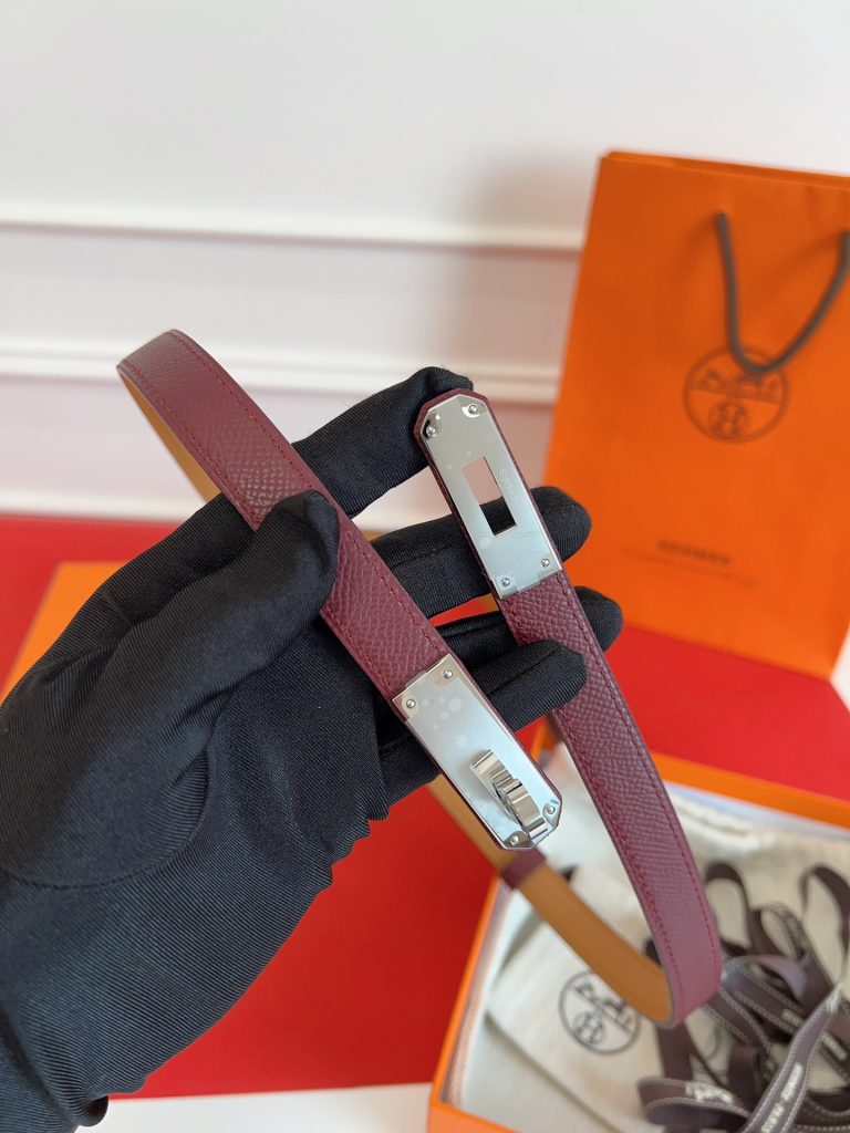 2024 Hermès Kelly New Women’s Belt – 1.8cm Width