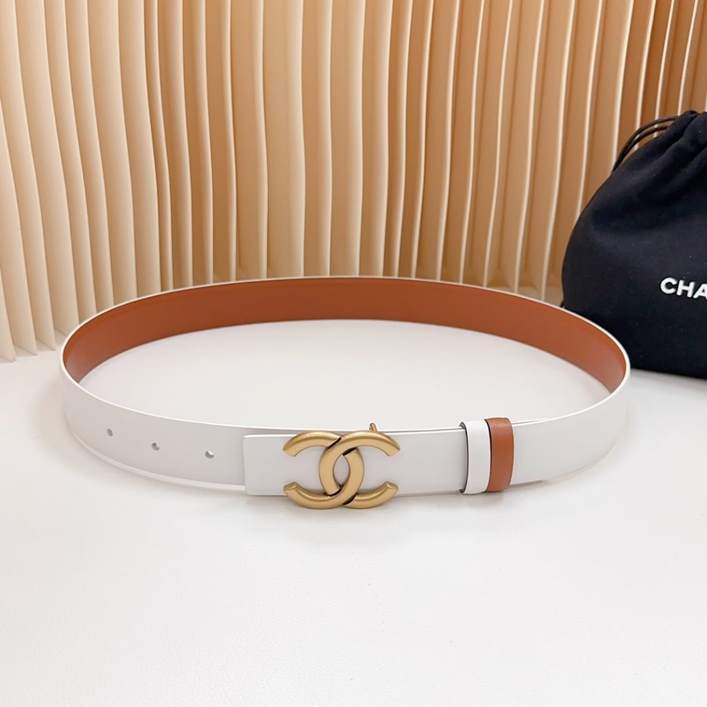 Chanel Official New 3.0cm Edition Belt