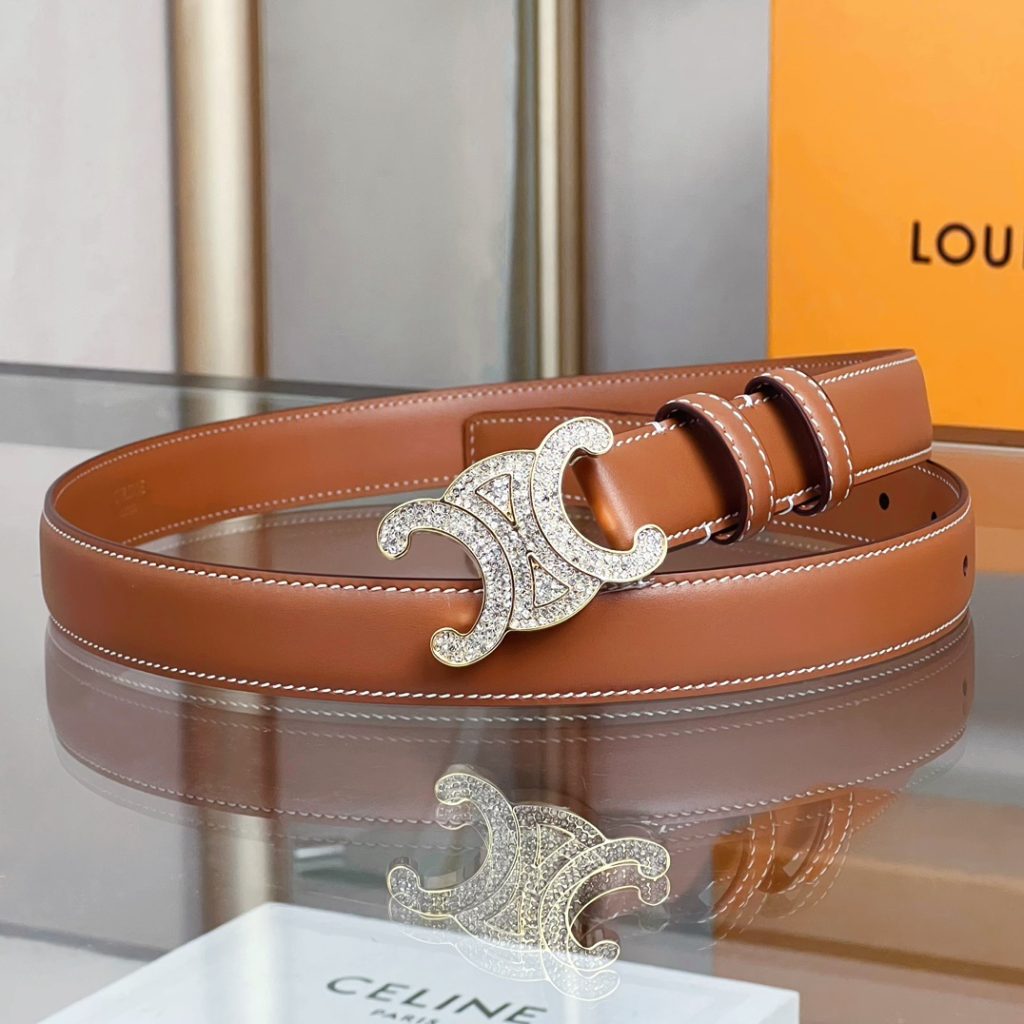 Celine Latest Unisex Belt, 2.5cm Width