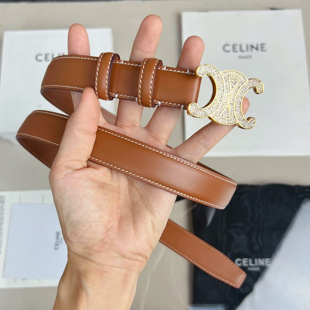 Celine Latest Unisex Belt, 2.5cm Width