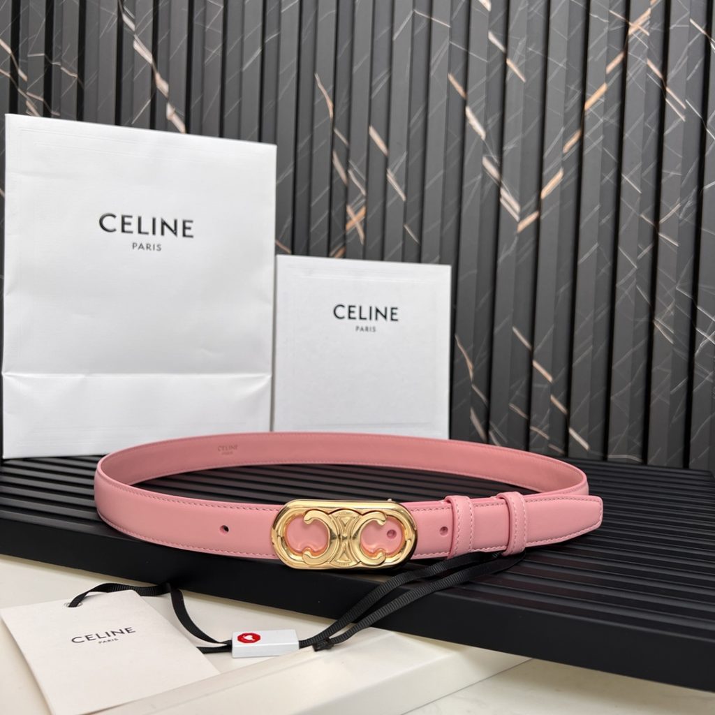 Celine Latest Unisex Belt, 2.5cm Width