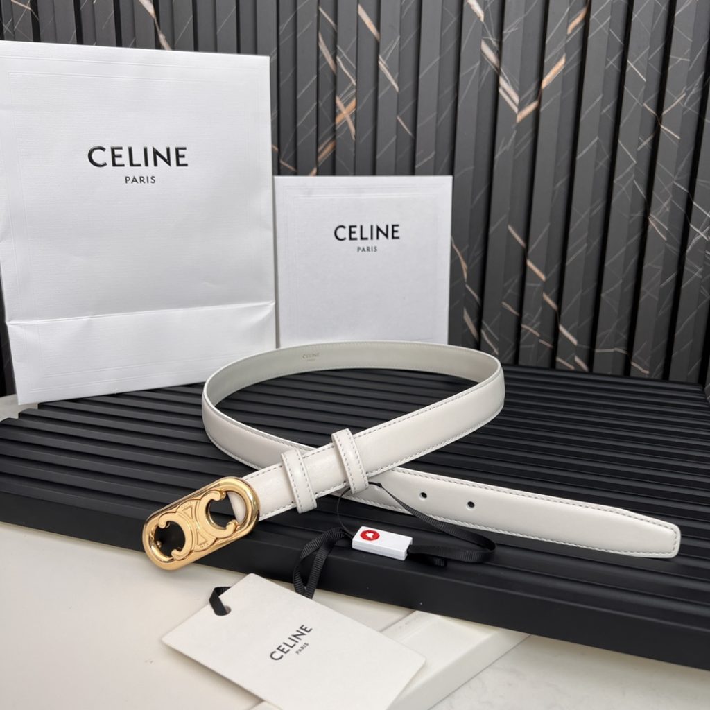 Celine Latest Unisex Belt, 2.5cm Width