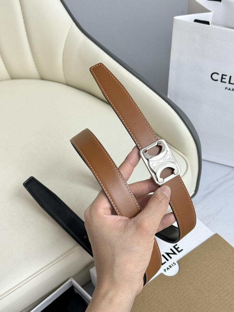 Celine Latest Unisex Belt, 2.5cm Width