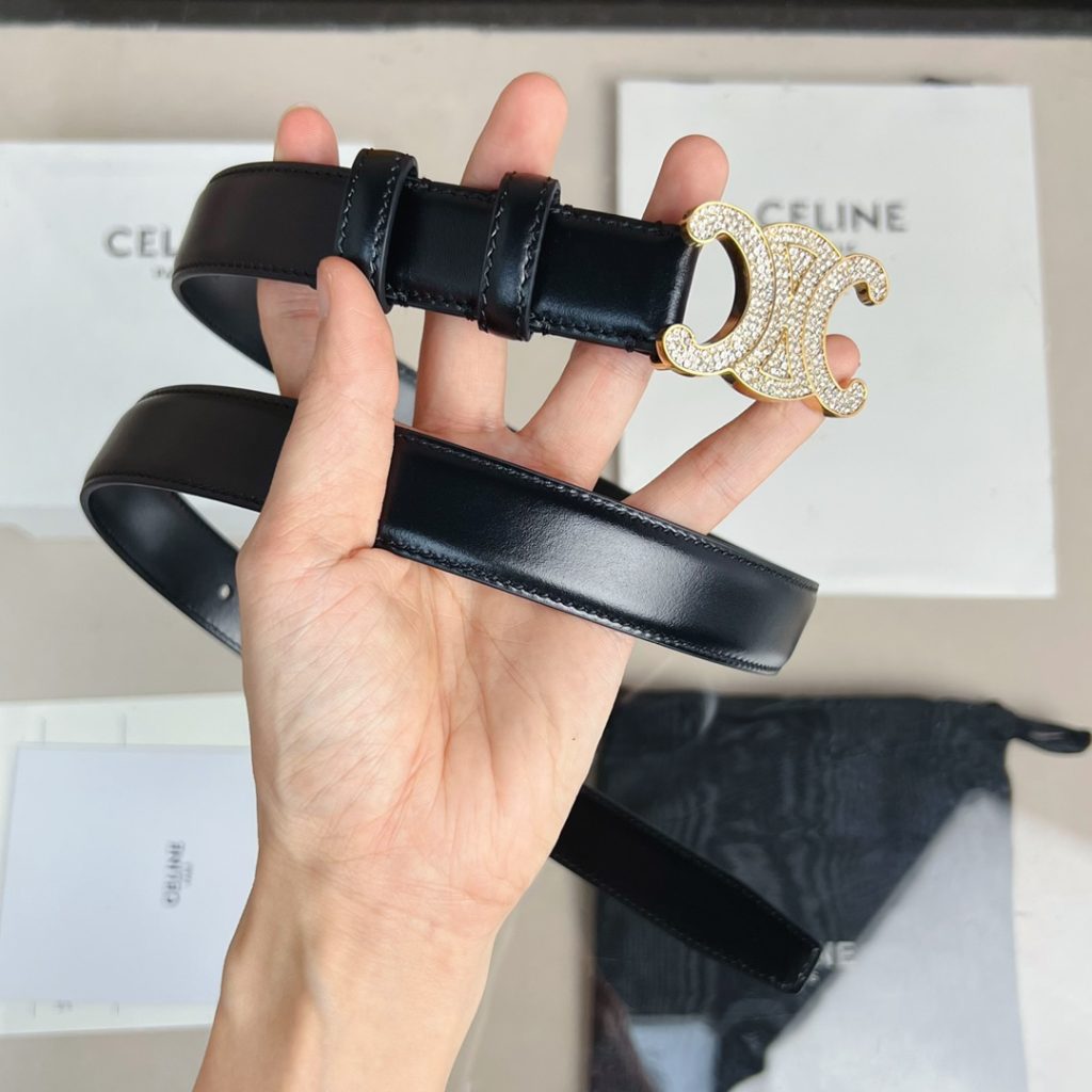 Celine Latest Unisex Belt, 2.5cm Width