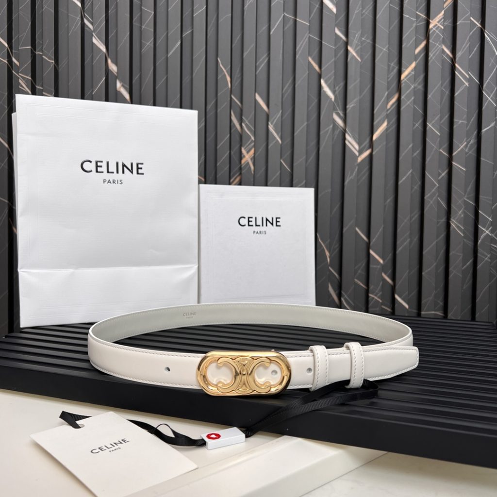 Celine Latest Unisex Belt, 2.5cm Width