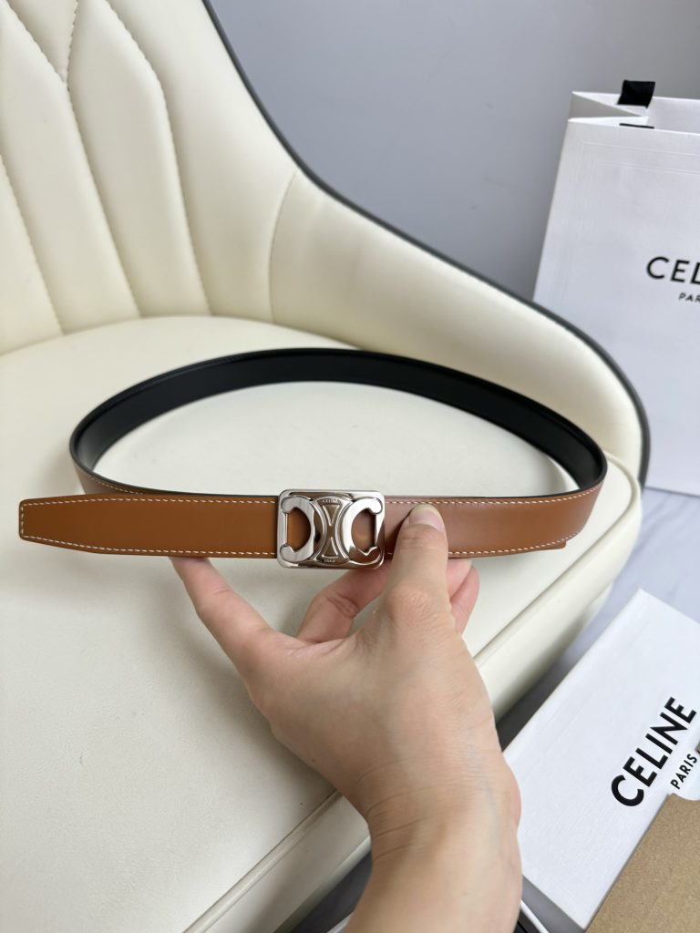 Celine Latest Unisex Belt, 2.5cm Width