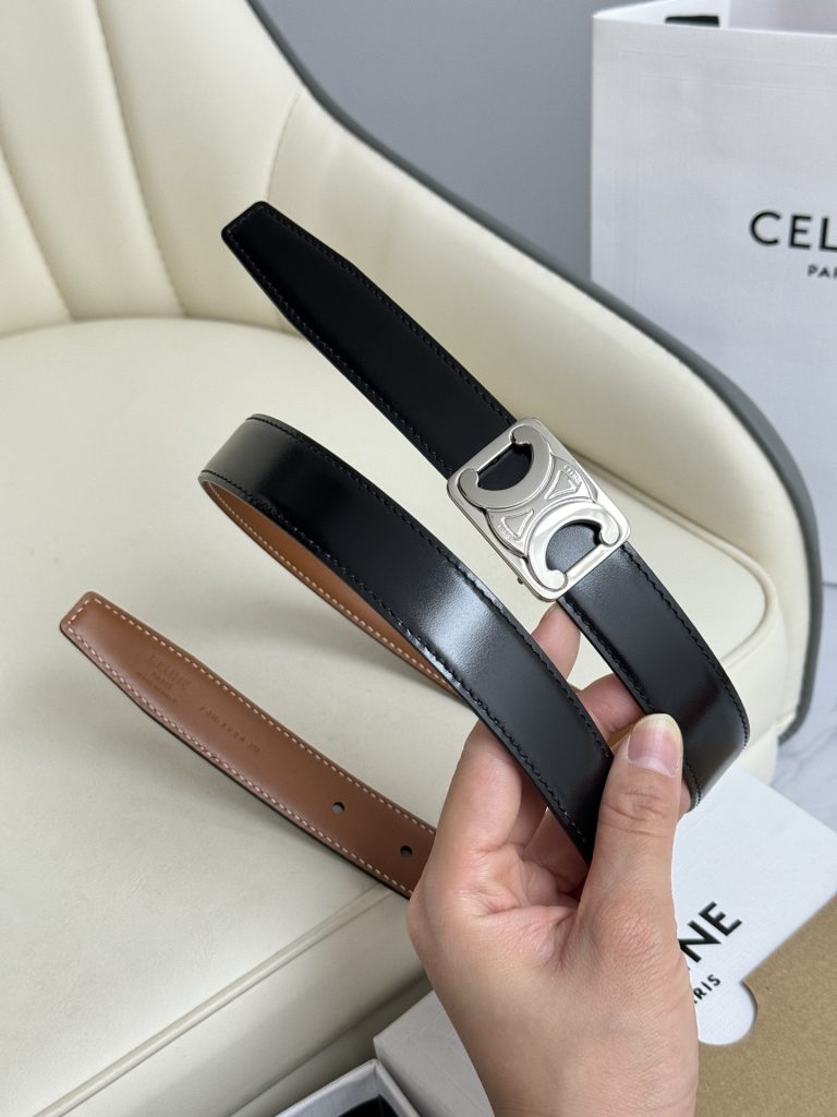 Celine Latest Unisex Belt, 2.5cm Width