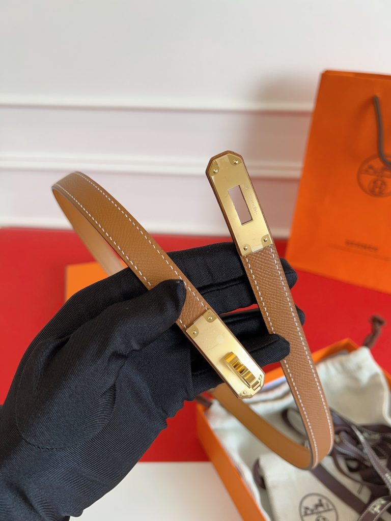 2024 Hermès Kelly New Women’s Belt – 1.8cm Width