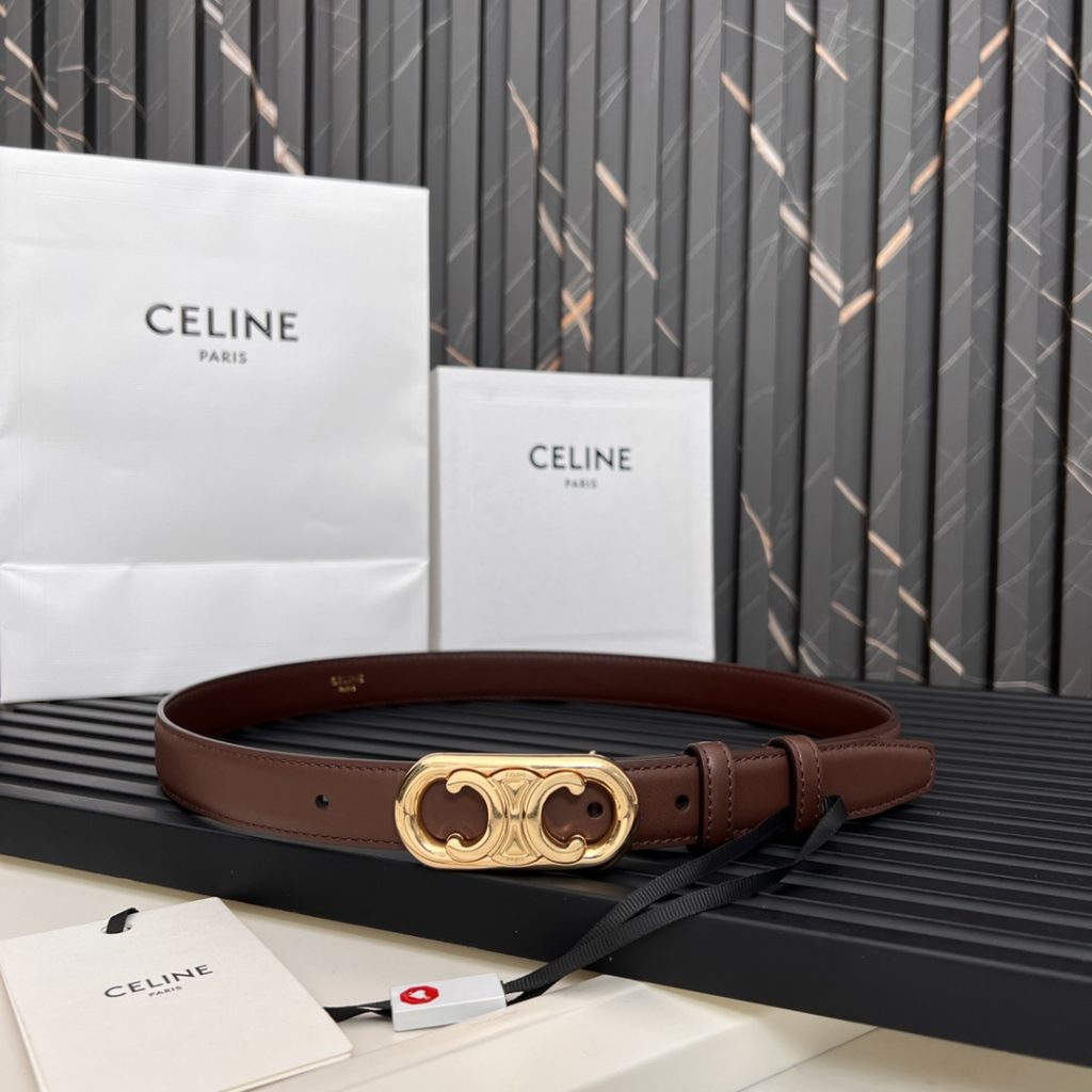 Celine Latest Unisex Belt, 2.5cm Width