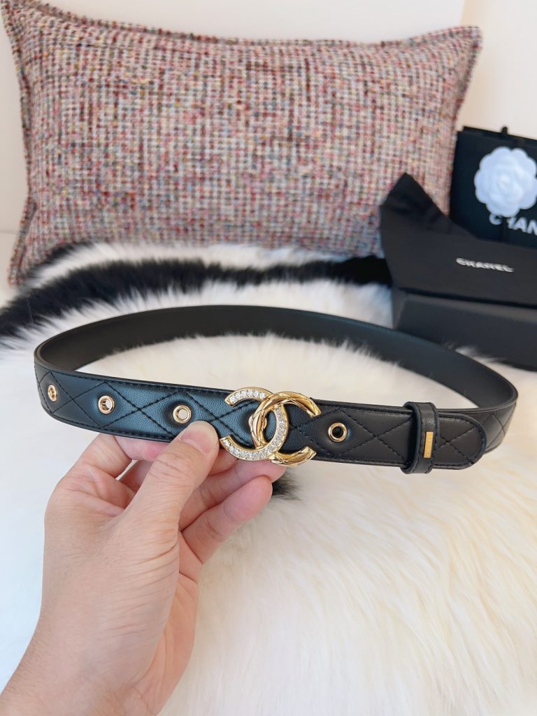 Chanel Women’s Latest Double-C Belt 3.0cm