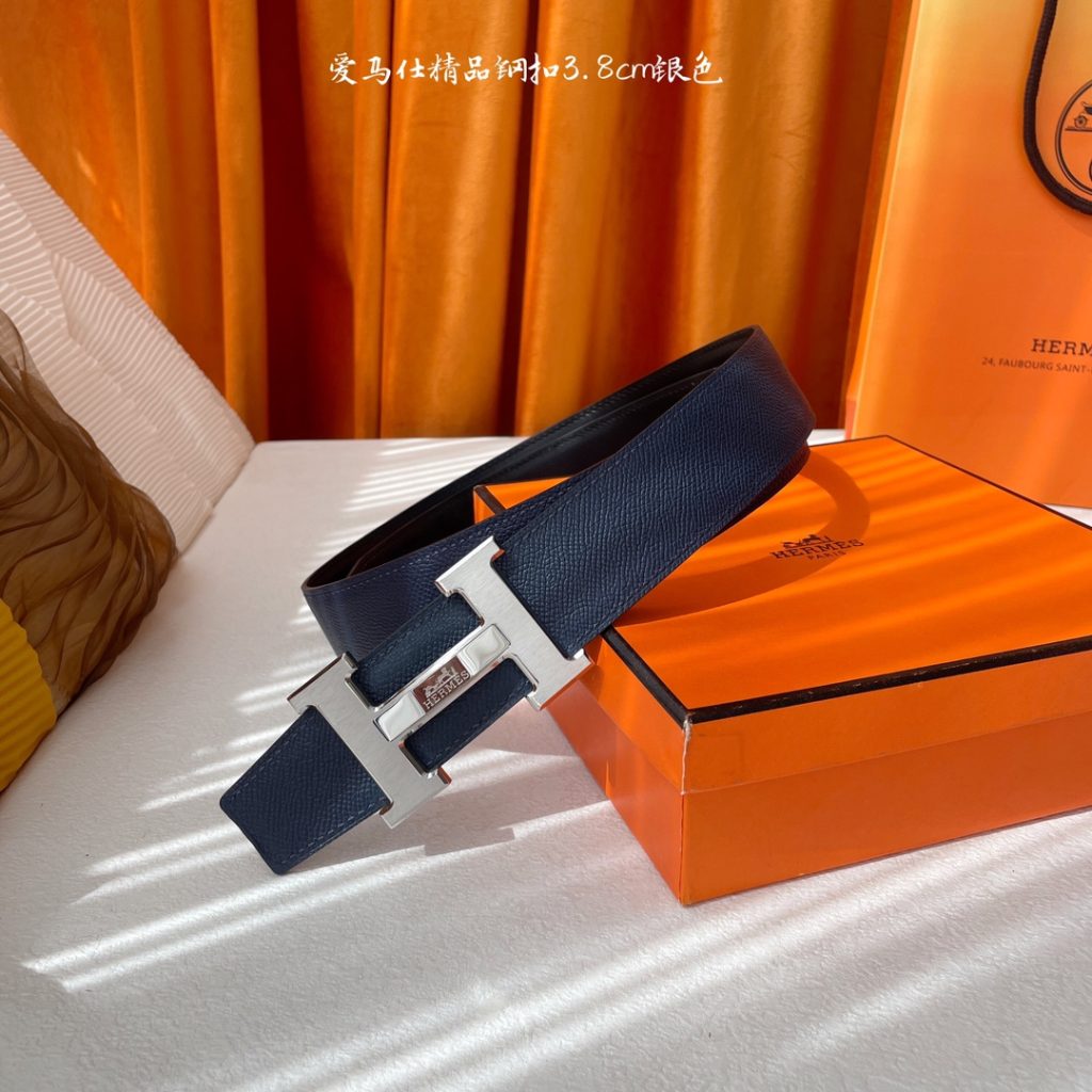 Hermès 3.8cm Reversible Belt