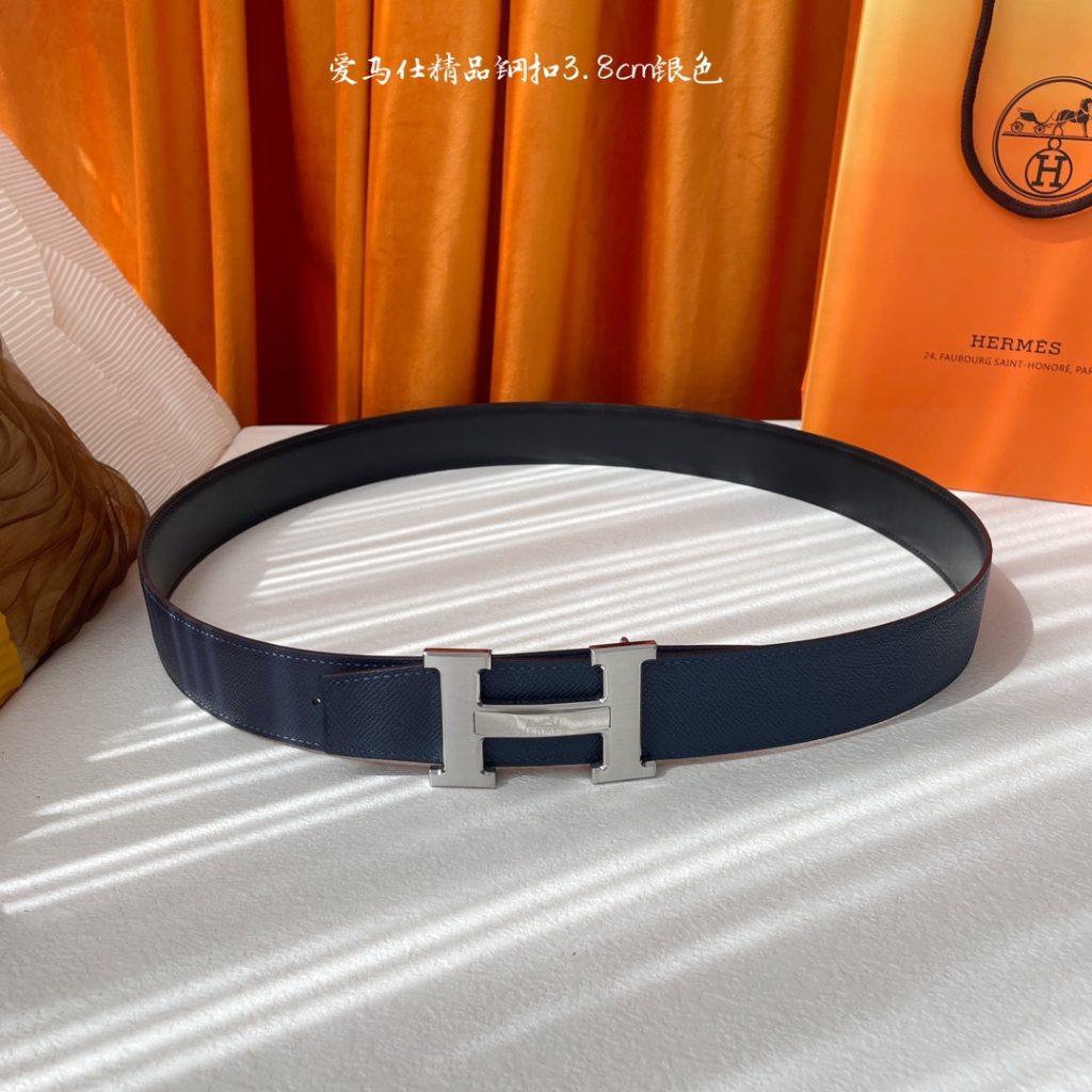 Hermès 3.8cm Reversible Belt