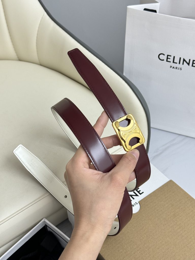 Celine Latest Unisex Belt, 2.5cm Width