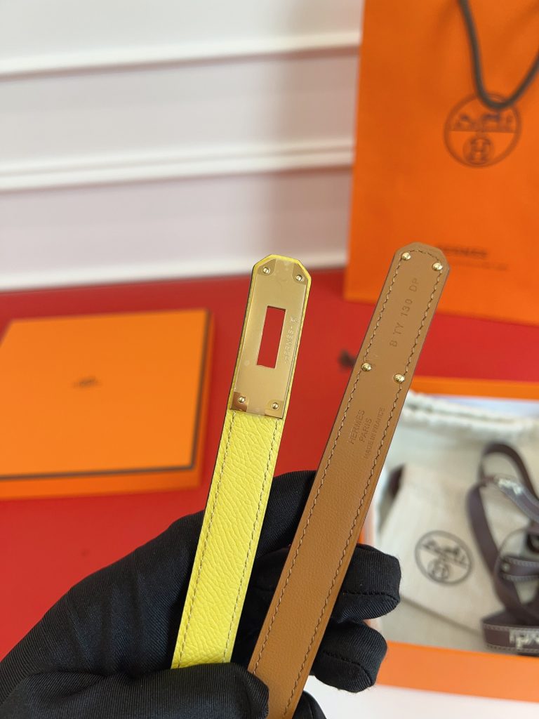 2024 Hermès Kelly New Women’s Belt – 1.8cm Width