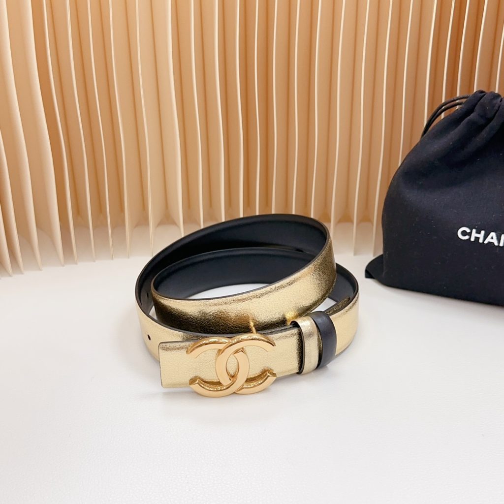 Chanel Official New 3.0cm Edition Belt