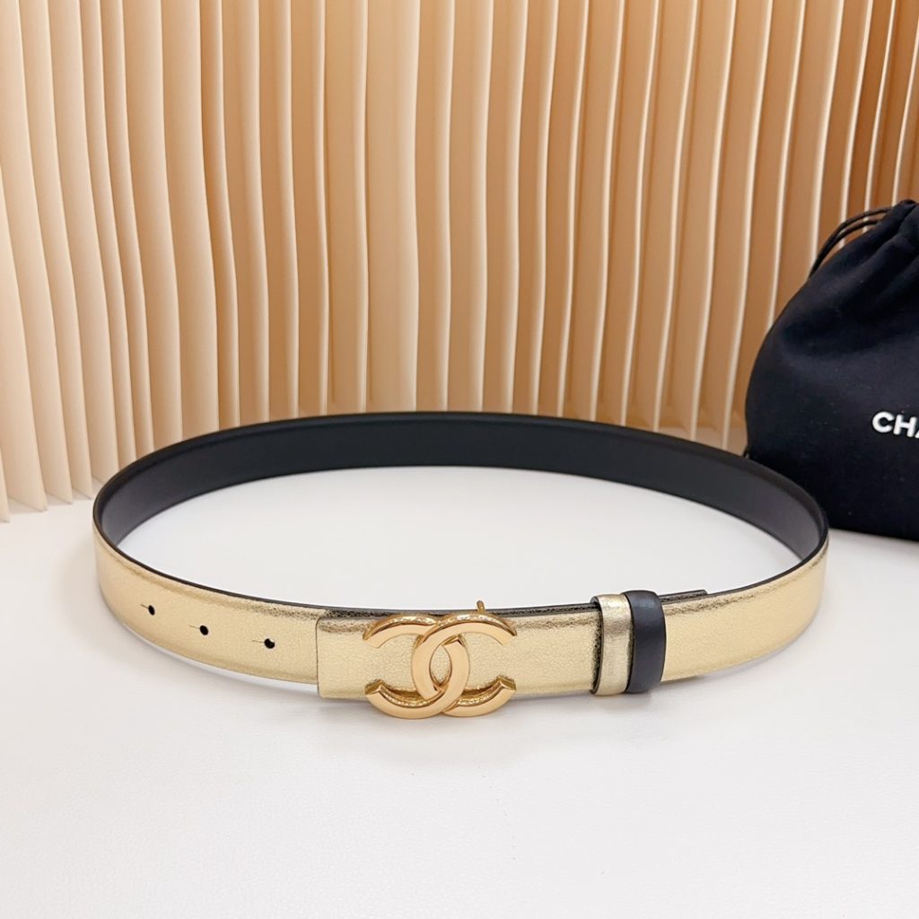 Chanel Official New 3.0cm Edition Belt