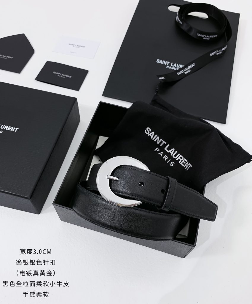 Saint Laurent Minimalist Belt – 3.0cm