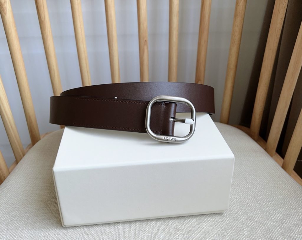 LOEWE Belt – Double-Sided 2.8cm Smooth Leather