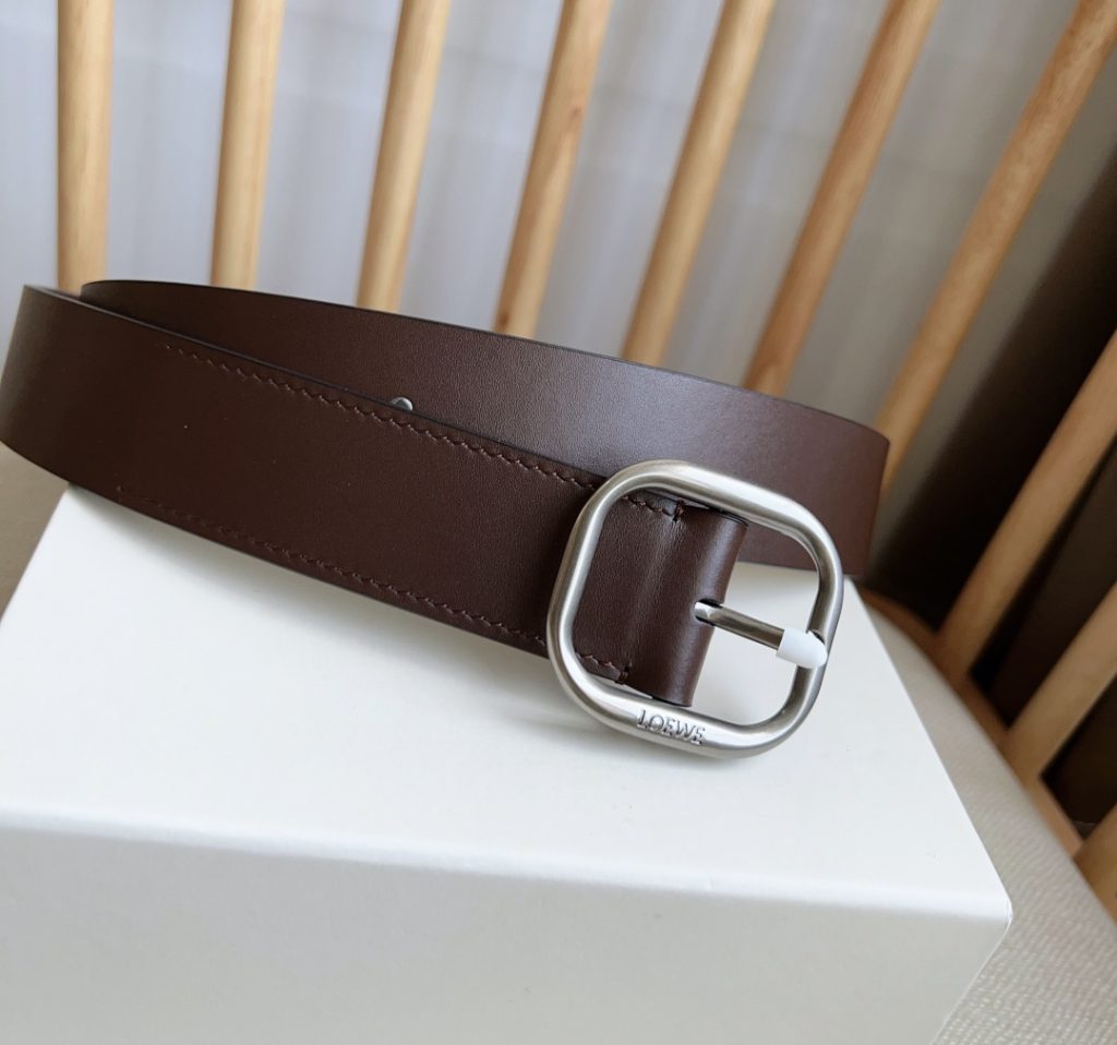 LOEWE Belt – Double-Sided 2.8cm Smooth Leather