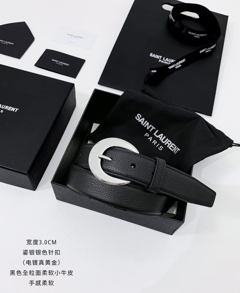 Saint Laurent Minimalist Belt – 3.0cm