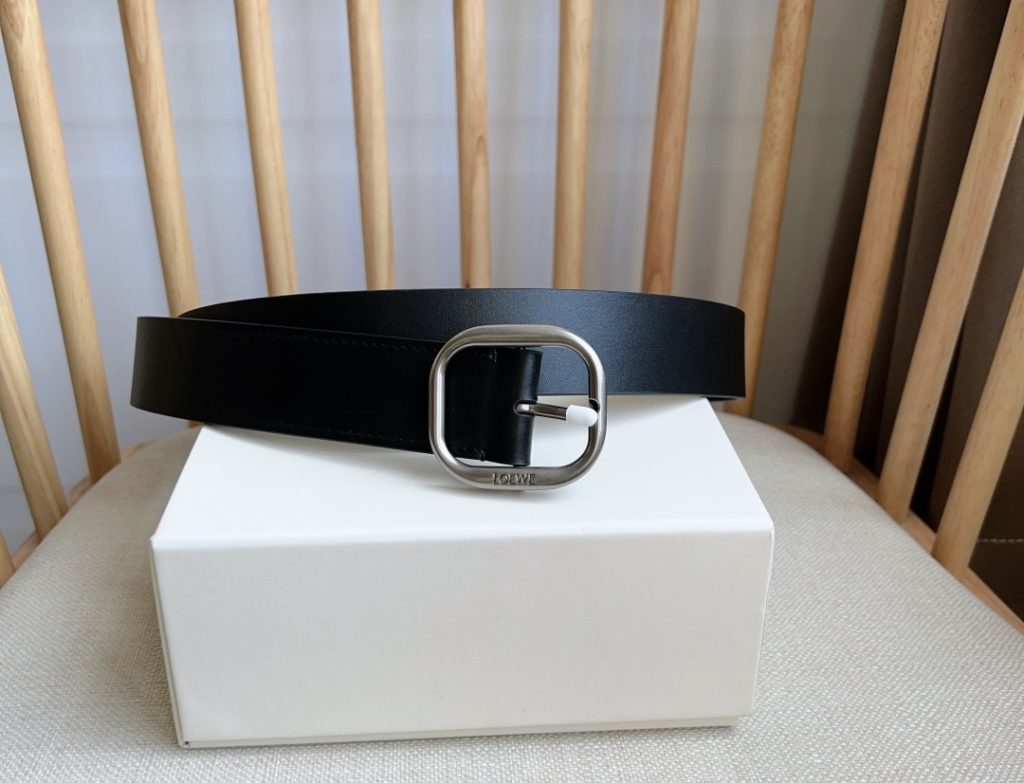 LOEWE Belt – Double-Sided 2.8cm Smooth Leather