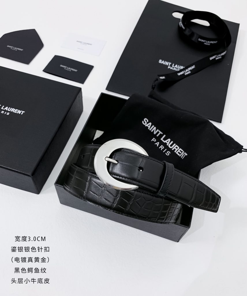 Saint Laurent Minimalist Belt – 3.0cm