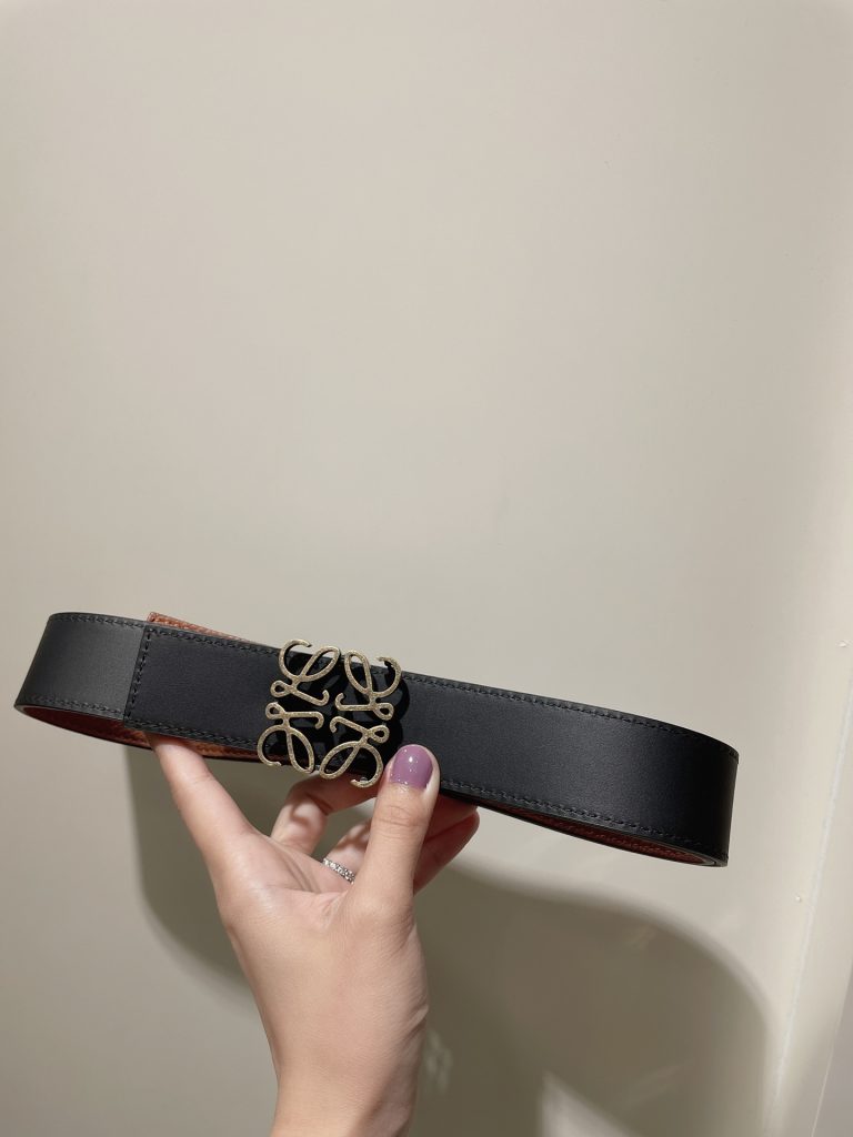 LOEWE New Release – 3.5cm Gold-Tone Unisex Belt