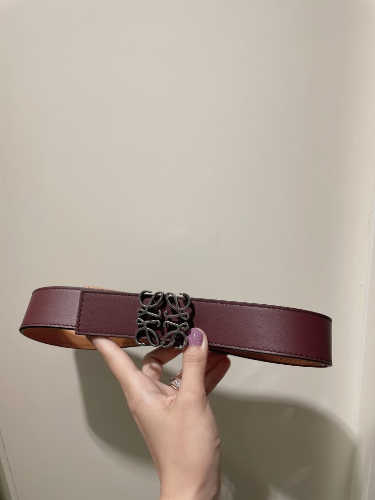 LOEWE New Release – 3.5cm Gold-Tone Unisex Belt