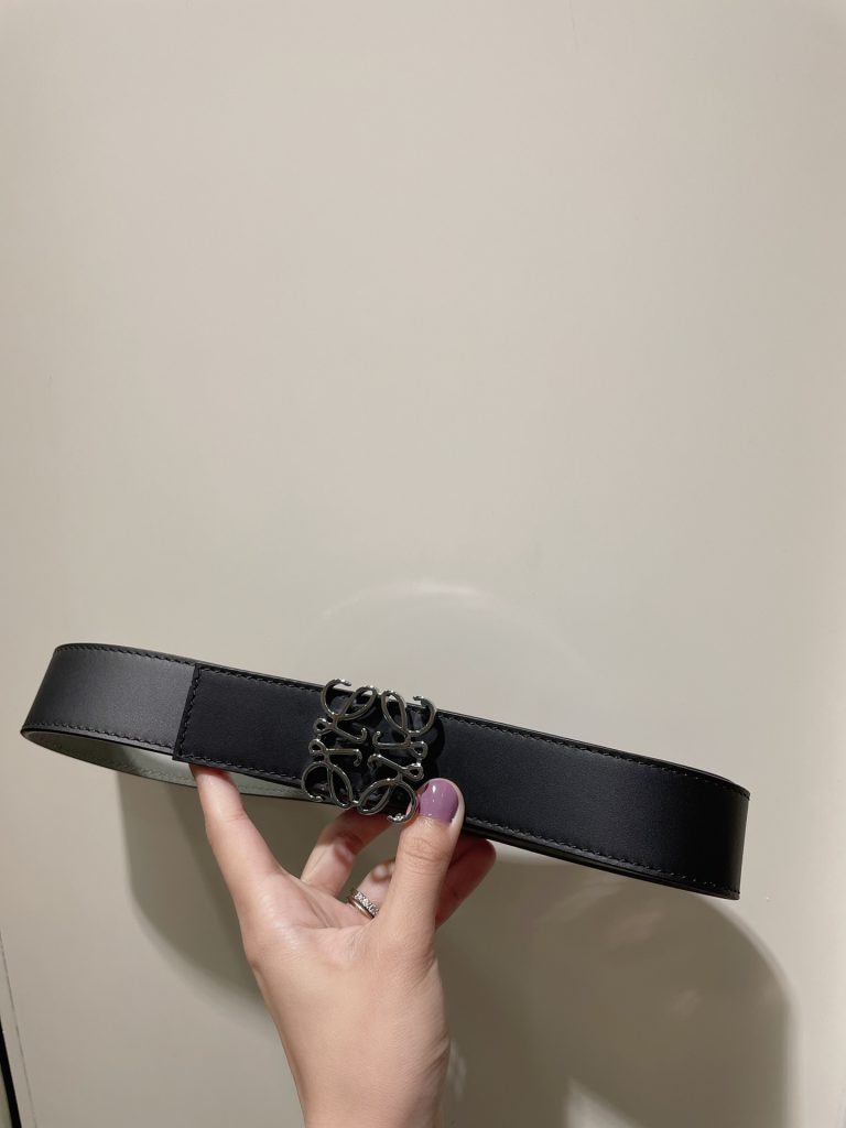 LOEWE New Release – 3.5cm Gold-Tone Unisex Belt