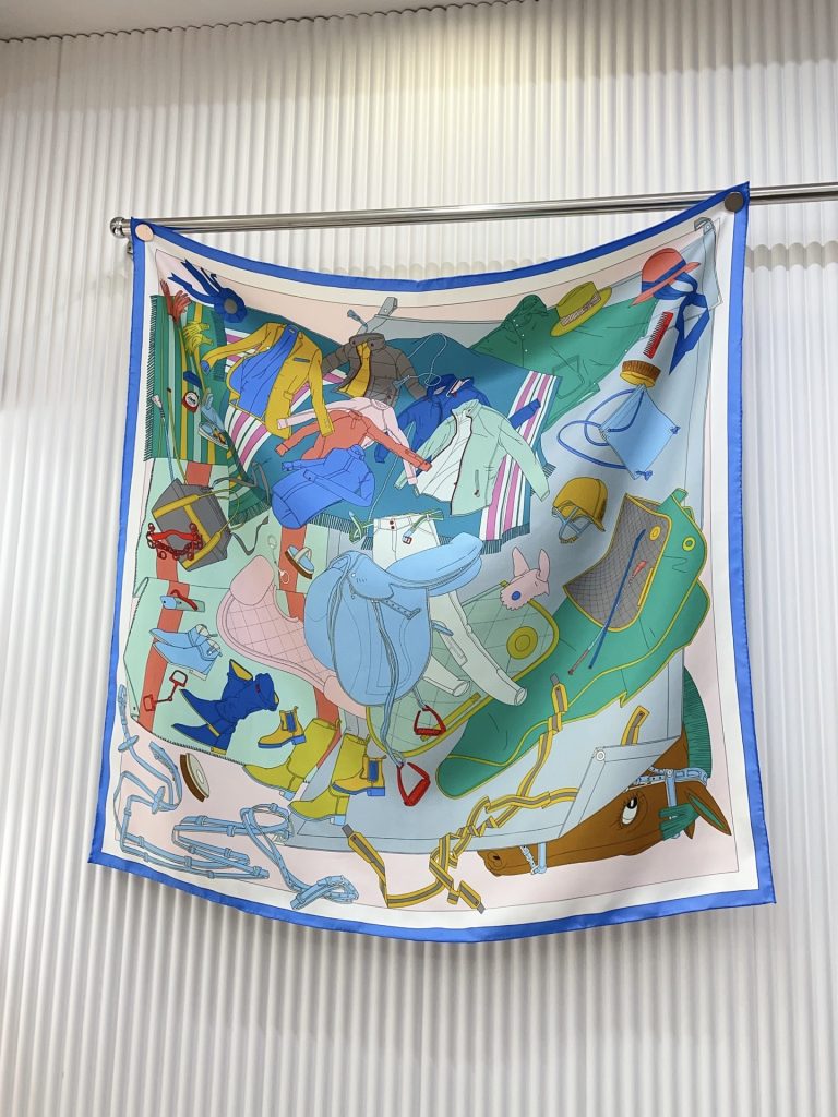 Hermès new silk scarf