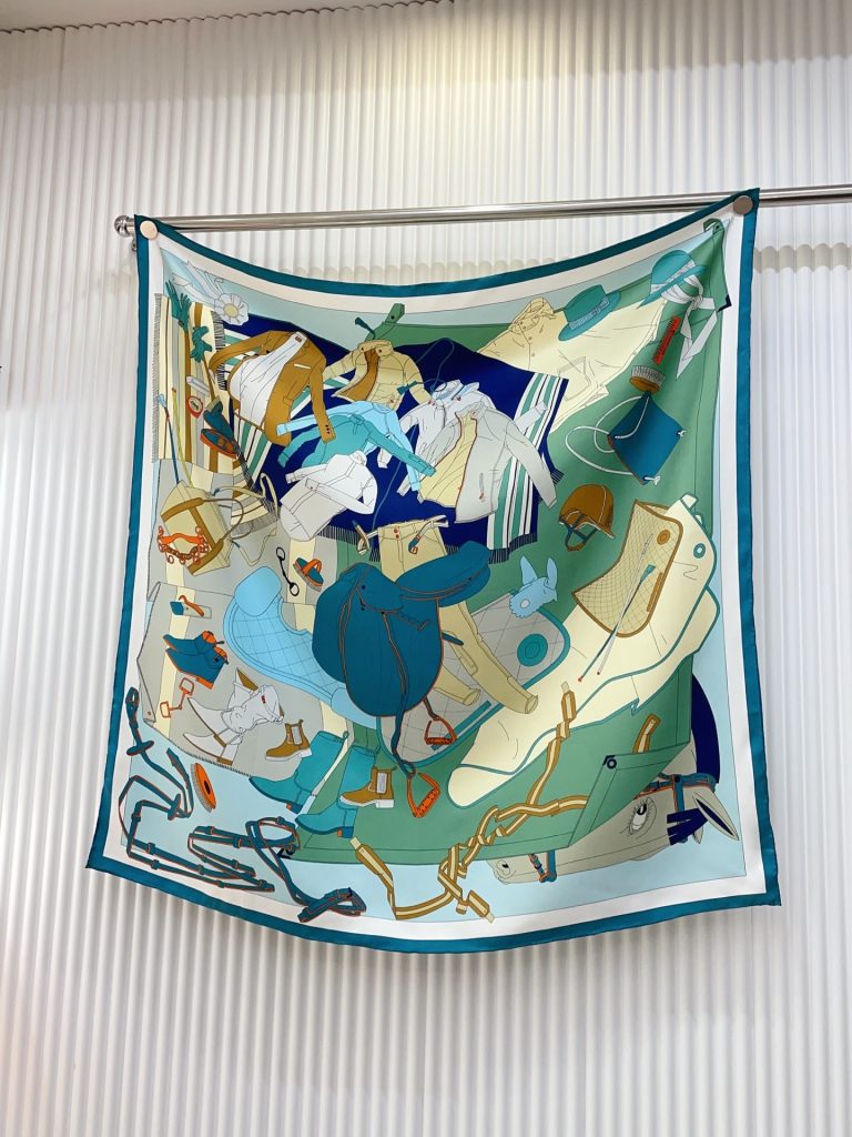 Hermès new silk scarf