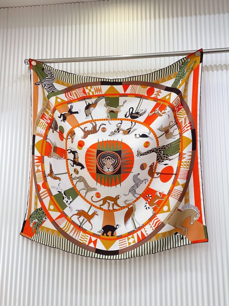 Hermès new silk scarf