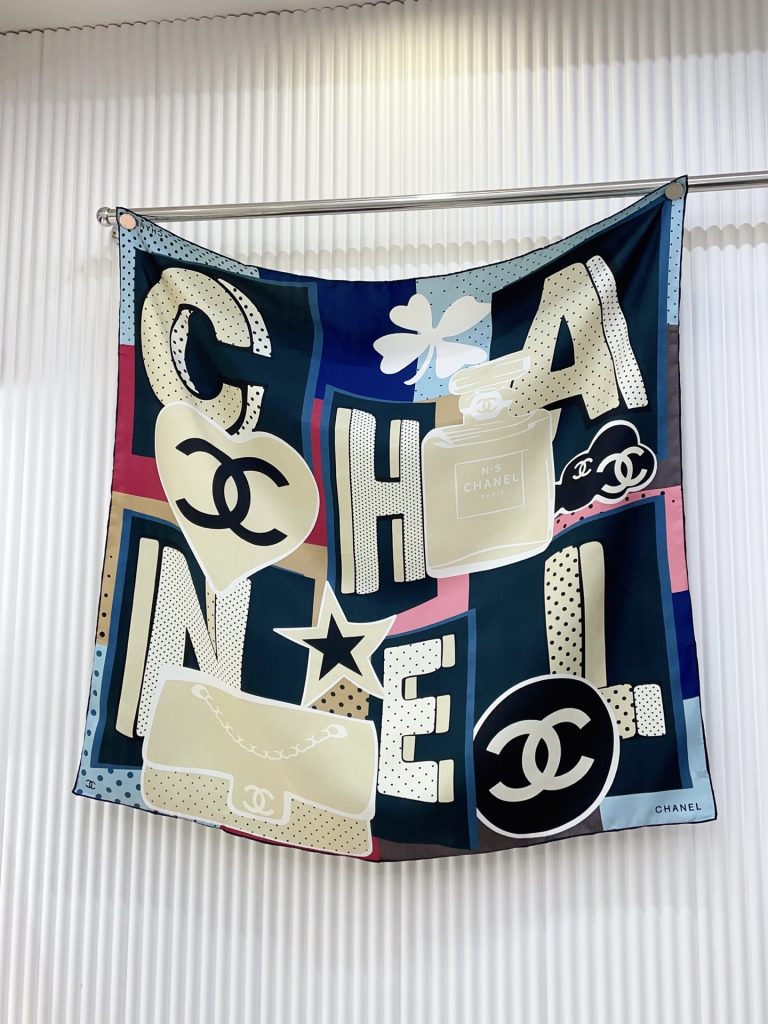 Chanel new silk scarf