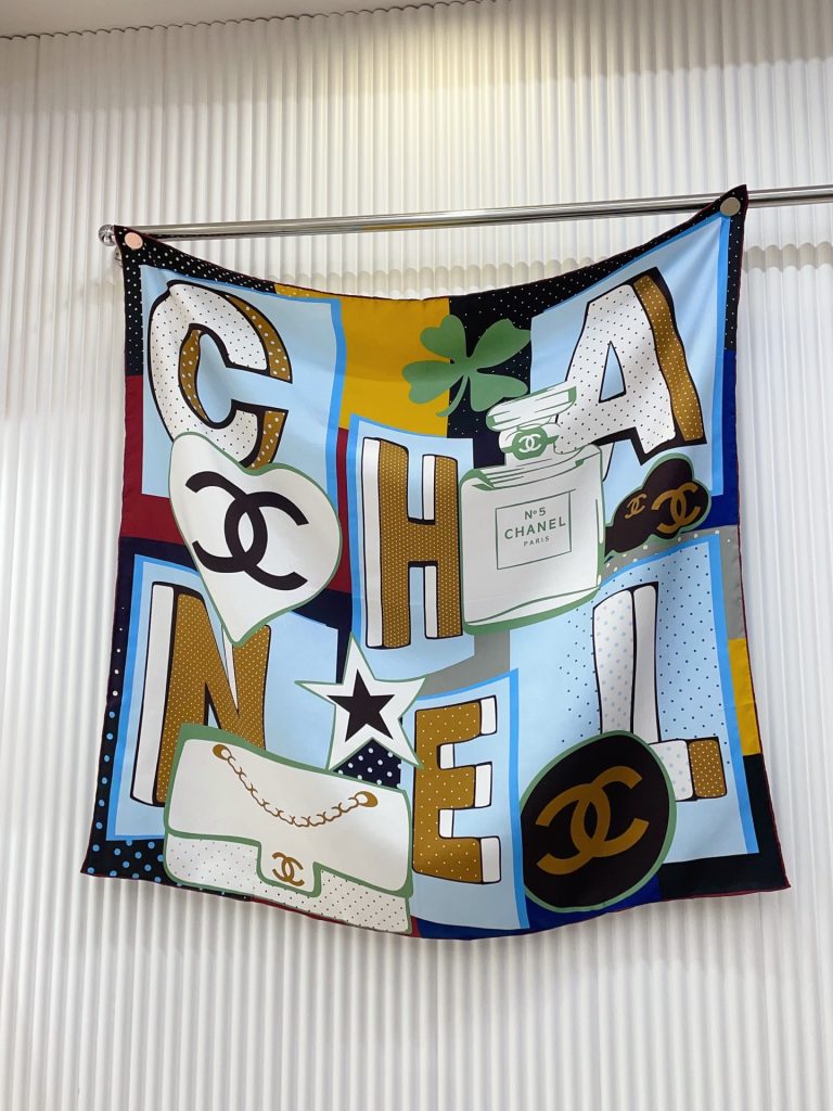 Chanel new silk scarf